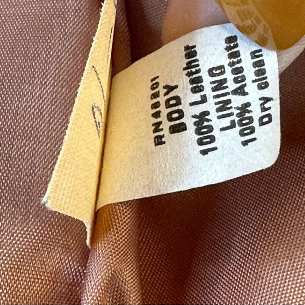 GALVEZ Vintage Copper Brown Suede & Corduroy Zip Front Jacket Size 13/14 - Picture 8 of 11